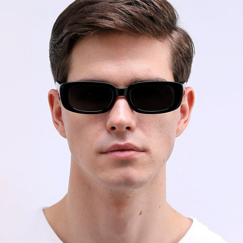 Vyriški ir moteriški mažo rėmelio retro stiliaus akiniai nuo saulės, madingi unisex saulės akiniai