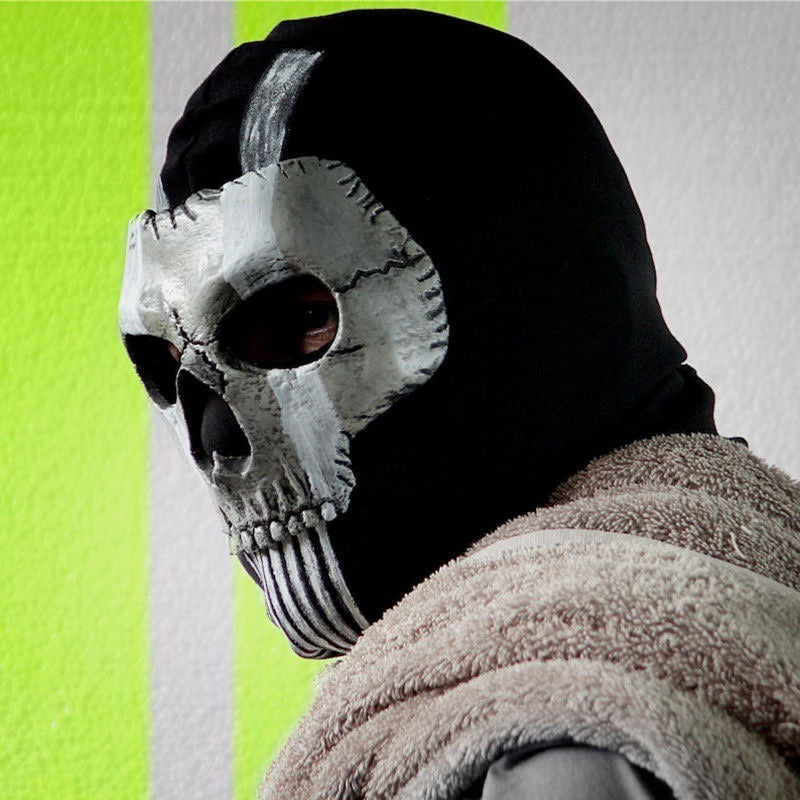 Call of Duty MWII kaukolės kaukė – taktinė Helovino ir cosplay kaukė