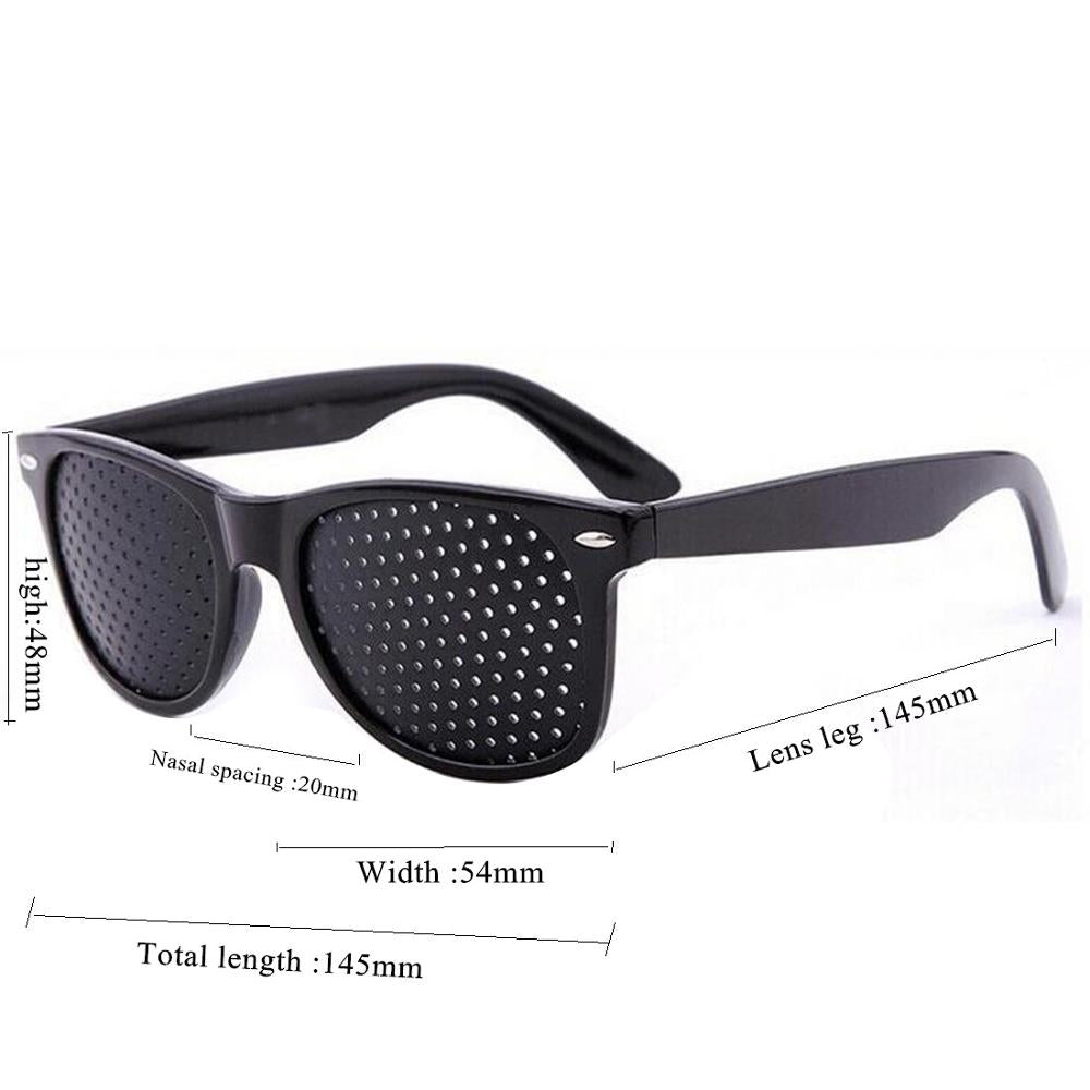 Akių treniruotės akiniai – pinhole stiliaus, unisex, lauko veiklai
