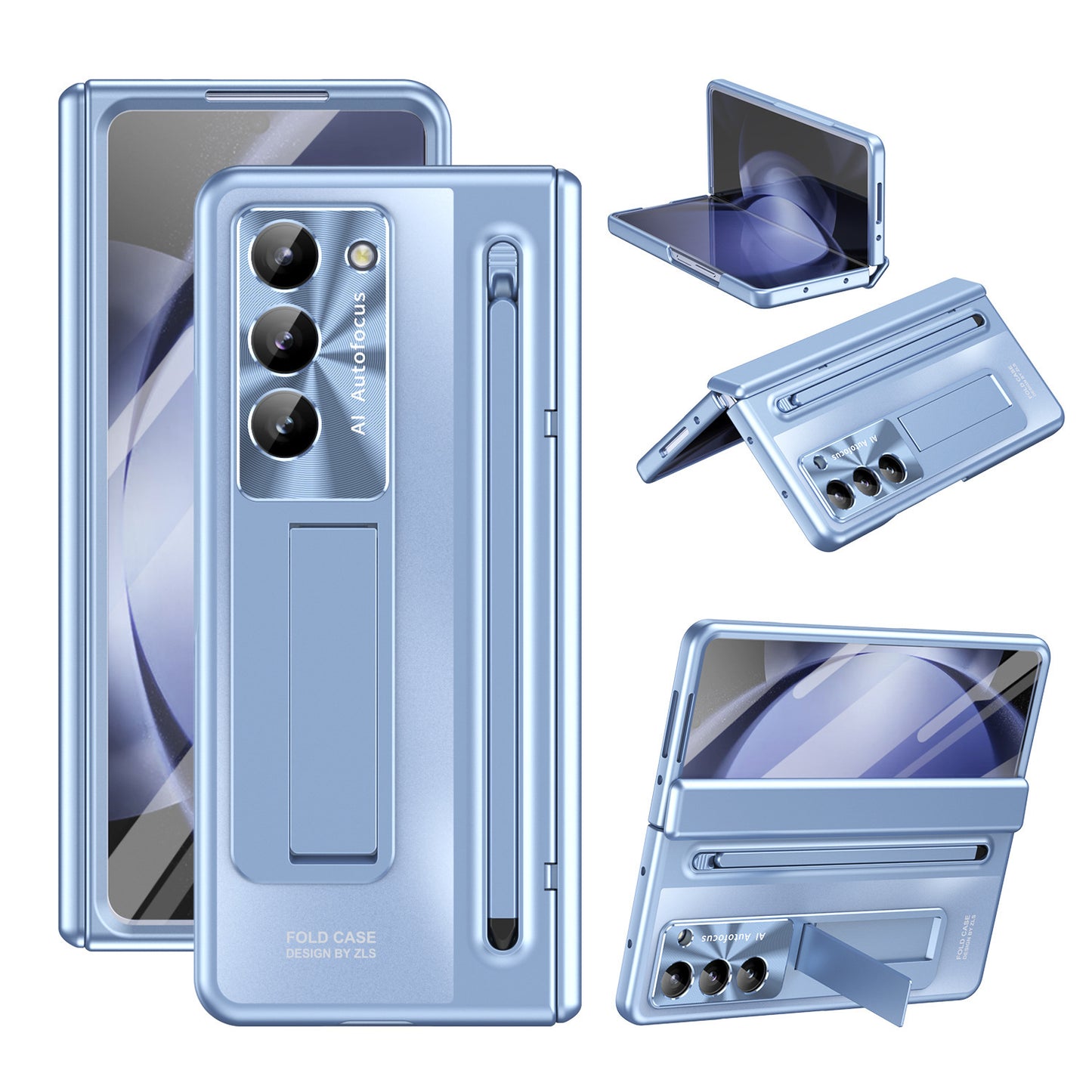 "Samsung Galaxy Z Fold" (z fold6, z fold5, z fold4  ) mobiliojo telefono dėklas su rašikliu