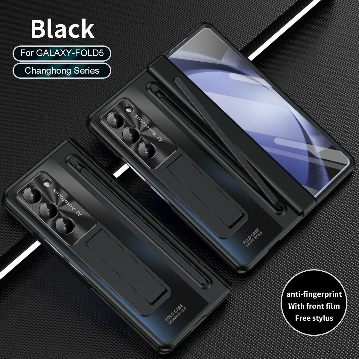 "Samsung Galaxy Z Fold" (z fold6, z fold5, z fold4  ) mobiliojo telefono dėklas su rašikliu