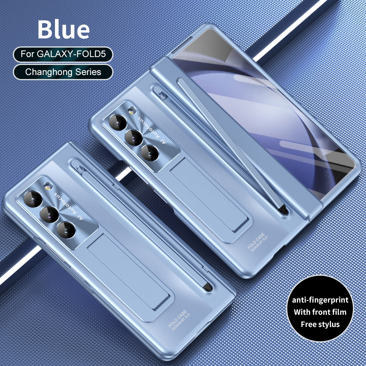 "Samsung Galaxy Z Fold" (z fold6, z fold5, z fold4  ) mobiliojo telefono dėklas su rašikliu